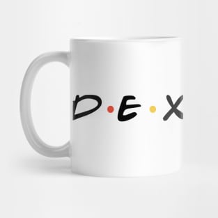 Dexter Friends Parody Logo Mug